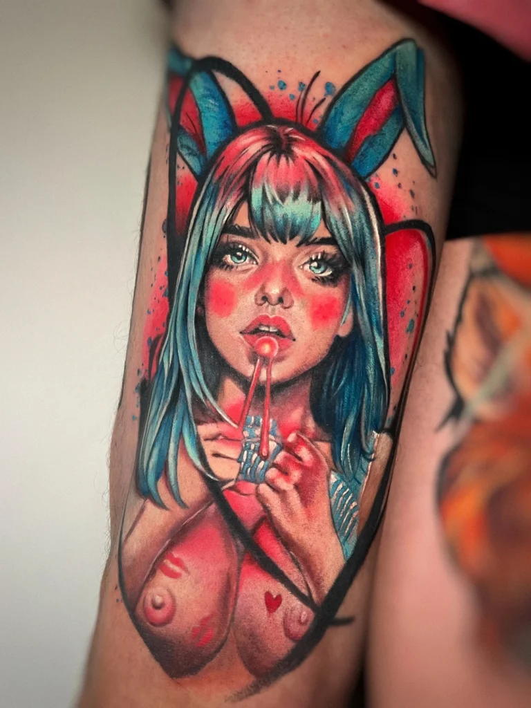 Tatuaż realistyczny anime warszawa